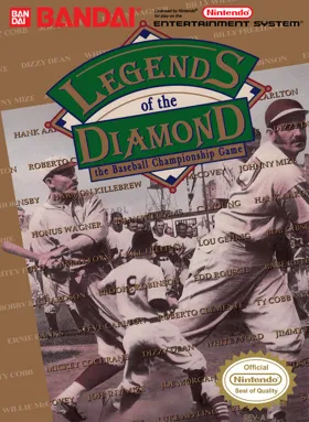 Legends of the Diamond - The Baseball Championship Game (USA) box cover front